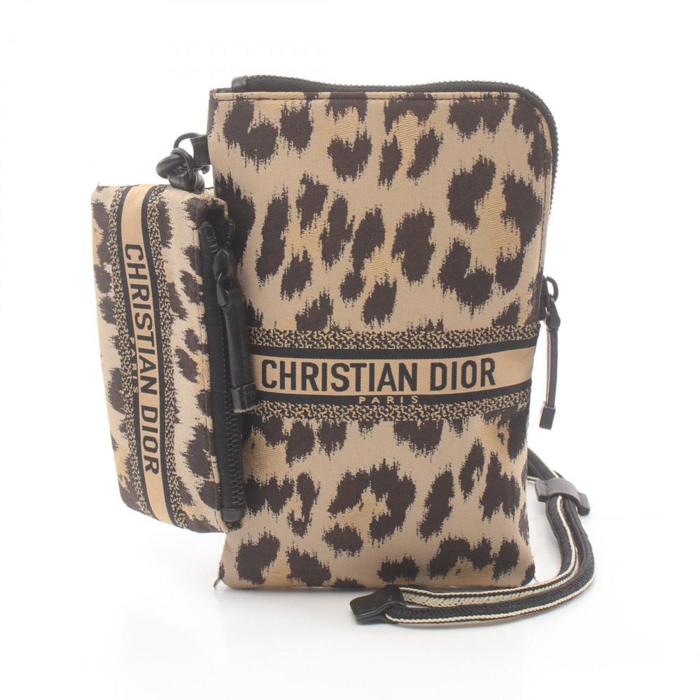 Dior Travel Multi-Function Pouch Shoulder Bag Fab… - image 1